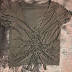 Scrunched Up Crop Top